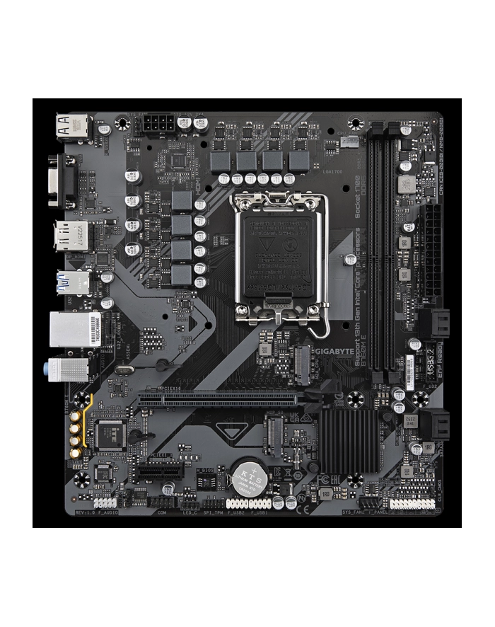 GIGABYTE B760M E LGA1700 2xDDR5 2xM.2 4xSATA główny