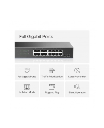 TP-LINK 16-Port Gigabit Desktop/Rackmount Switch