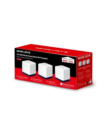TP-LINK MERCUSYS Halo H50G AC1900 Whole Home Mesh Wi-Fi System 3x Internal Antennas 3x Gigabit WAN/LAN Set 3-pack nr 1