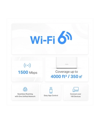 TP-LINK AX1500 Whole Home Mesh Wi-Fi 6 System 2-pack nr 2