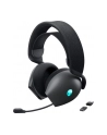 dell technologies DELL Alienware Tri-Mode Wireless Gaming Headset AW725H - Dark Side of the Moon - nr 17