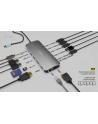 I-TEC USB-C Metal NanoDock 2xHDMI 1xUSB-C Video 1xGLAN 1xAudio/Mic 1xSD/microSD 1xUSB 3.2 3xUSB-C 3.2 Gen2 2xUSB 2.0 PD140W+charger - nr 13