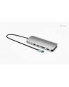 I-TEC USB-C Metal NanoDock 2xHDMI 1xUSB-C Video 1xGLAN 1xAudio/Mic 1xSD/microSD 1xUSB 3.2 3xUSB-C 3.2 Gen2 2xUSB 2.0 PD140W+charger - nr 8
