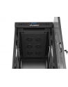 Szafa instalacyjna Rack Lanberg stojąca 19'' 32U 600x1000 czarna drzwi przeszklone LCD (flat pack) - nr 13