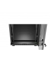 Szafa instalacyjna Rack Lanberg stojąca 19'' 32U 600x1000 czarna drzwi przeszklone LCD (flat pack) - nr 2