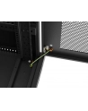 Szafa instalacyjna Rack Lanberg 19'' 32U 600x1000 czarna drzwi perforowane LCD (flat pack) - nr 2