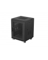 Szafa inastalacyjna rack Lanberg 19'' 15U 600x600 czarna drzwi perforowane (flat pack) - nr 1