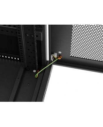 Szafa inastalacyjna rack Lanberg 19'' 15U 600x600 czarna drzwi perforowane (flat pack) nr 2