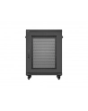 Szafa inastalacyjna rack Lanberg 19'' 15U 600x600 czarna drzwi perforowane (flat pack) - nr 5