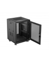 Szafa inastalacyjna rack Lanberg 19'' 15U 600x600 czarna drzwi perforowane (flat pack) - nr 8