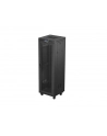 Szafa instalacyjna Rack Lanberg stojąca 19'' 37U 600x600 czarna drzwi perforowane LCD (flat pack) - nr 14