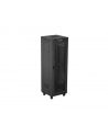 Szafa instalacyjna Rack Lanberg stojąca 19'' 37U 600x600 czarna drzwi perforowane LCD (flat pack) - nr 7