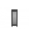 Szafa instalacyjna Rack Lanberg stojąca 19'' 32U 600x800 czarna drzwi perforowane LCD (flat pack) - nr 10