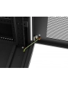 Szafa instalacyjna Rack Lanberg stojąca 19'' 32U 600x800 czarna drzwi perforowane LCD (flat pack) - nr 3