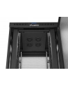 Szafa instalacyjna Rack Lanberg stojąca 19'' 37U 800x800 czarna drzwi performowane LCD (flat pack) - nr 14