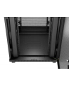 Szafa instalacyjna Rack Lanberg stojąca 19'' 37U 800x800 czarna drzwi performowane LCD (flat pack) - nr 2