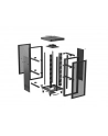 Szafa instalacyjna Rack Lanberg stojąca 19'' 37U 800x800 czarna drzwi performowane LCD (flat pack) - nr 4