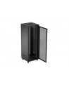 Szafa instalacyjna Rack Lanberg stojąca 19'' 47U 800x800 czarna drzwi perforomowane LCD (flat pack) - nr 10