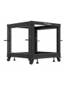LANBERG Open rack 19 '' 9U 600x600-1100 regulowany czarny - nr 1