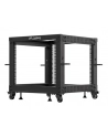 LANBERG Open rack 19 '' 9U 600x600-1100 regulowany czarny - nr 4