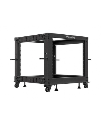 LANBERG Open rack 19 '' 9U 600x600-1100 regulowany czarny nr 1
