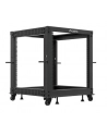 LANBERG Open rack 19 '' 12U 600x600-1100 regulowany czarny - nr 1