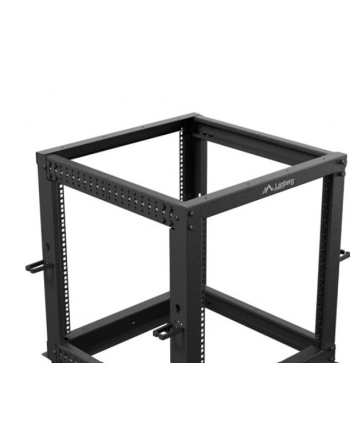 LANBERG Open rack 19 '' 12U 600x600-1100 regulowany czarny nr 2