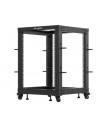 LANBERG Open rack 19 '' 15U 600x600-1100 regulowany czarny - nr 7