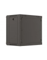 LANBERG Szafa instalacyjna rack wisząca 19 '' 9U 540x350 czarna drzwi przeszklone flat pack - nr 10
