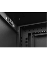 LANBERG Szafa instalacyjna rack wisząca 19 '' 9U 540x350 czarna drzwi przeszklone flat pack - nr 9
