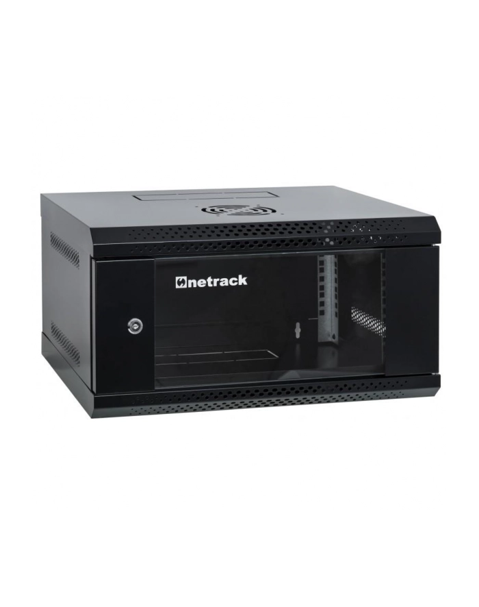 Szafa serwerowa wisząca RACK 19'' 4U 400mm Netrack ECO-Line czarna główny