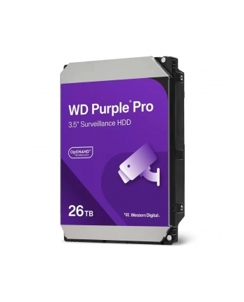western digital Dysk WD Purple™ Pro WD260PURP 26TB 3.5'' 7200 512MB SATA III nr 1