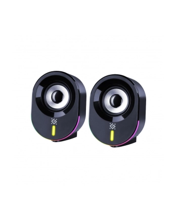 Głośniki Defender SOLAR 8 2.0 10W Bluetooth USB podświetlenie RGB nr 1