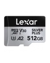 Karta pamięci Lexar microSDXC Silver Plus 512GB V30 UHS-I U3 A2 205/150MB/s - nr 2