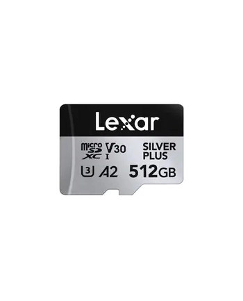 Karta pamięci Lexar microSDXC Silver Plus 512GB V30 UHS-I U3 A2 205/150MB/s nr 2