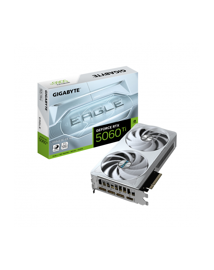 Karta VGA Gigabyte GeForce RTX 5060 Ti EAGLE OC ICE 16G 16GB GDDR7 128bit HDMI+3xDP PCIe5.0 główny
