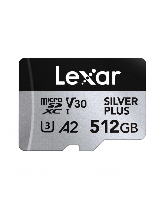 Karta pamięci Lexar microSDXC Silver Plus 512GB V30 UHS-I U3 A2 205/150MB/s główny