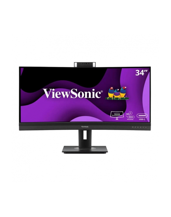 viewsonic europe Monitor ViewSonic 34” VG3457CV MVA UWQHD 100Hz 2xHDMI DP HUB RJ45 głośniki główny