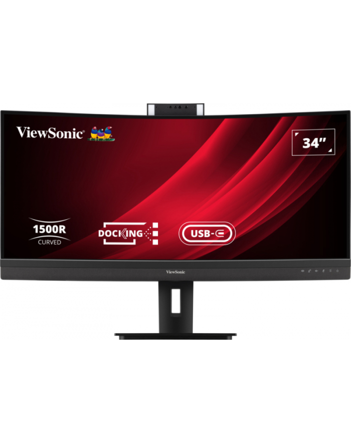 viewsonic europe Monitor ViewSonic 34” VG3457CV MVA UWQHD 100Hz 2xHDMI DP HUB RJ45 głośniki główny