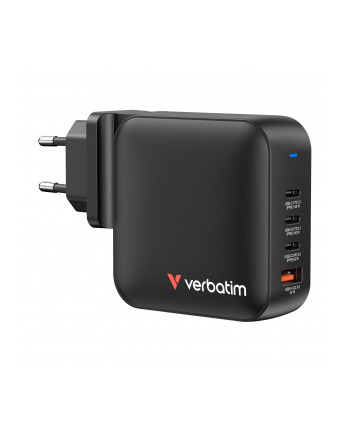 Ładowarka ścienna Verbatim Mini GaN 165W 3xUSB-C PD 1xUSB-A QC 3.0 nr 1
