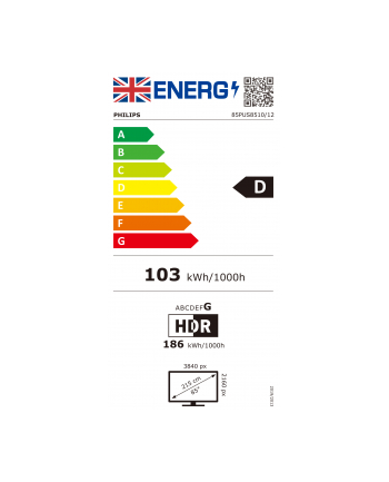 philips Telewizor QLED 85 '' 85PUS8510/12 nr 1