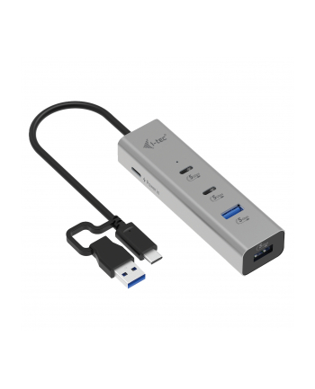 i-tec Uniwersalny metalowy ładujący HUB 2xUSB-C/2xUSB-A PD 85W