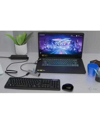 i-tec Uniwersalny metalowy ładujący HUB 2xUSB-C/2xUSB-A PD 85W