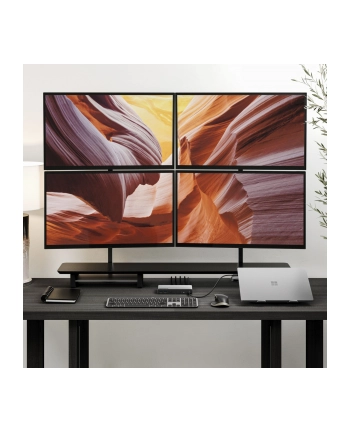 Alogic Stacja/replikator USB-C 16 in 1 Quad Display 85W PD (DUCDV4)