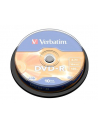 DVD-R Verbatim [ cake box 10 | 4.7GB | 16x | matte silver ] - nr 20