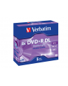 DVD+R DL Verbatim [ jewel case 5 | 8.5GB | 8x | matte silver ] - nr 9