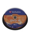 DVD-R Verbatim [ cake box 10 | 4.7GB | 16x | matte silver ] - nr 15