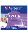 DVD+R Verbatim [ jewel case 10 | 4.7GB | 16x | do nadruku ] - nr 13