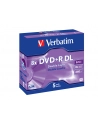 DVD+R DL Verbatim [ jewel case 5 | 8.5GB | 8x | matte silver ] - nr 12