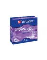 DVD+R DL Verbatim [ jewel case 5 | 8.5GB | 8x | matte silver ] - nr 4